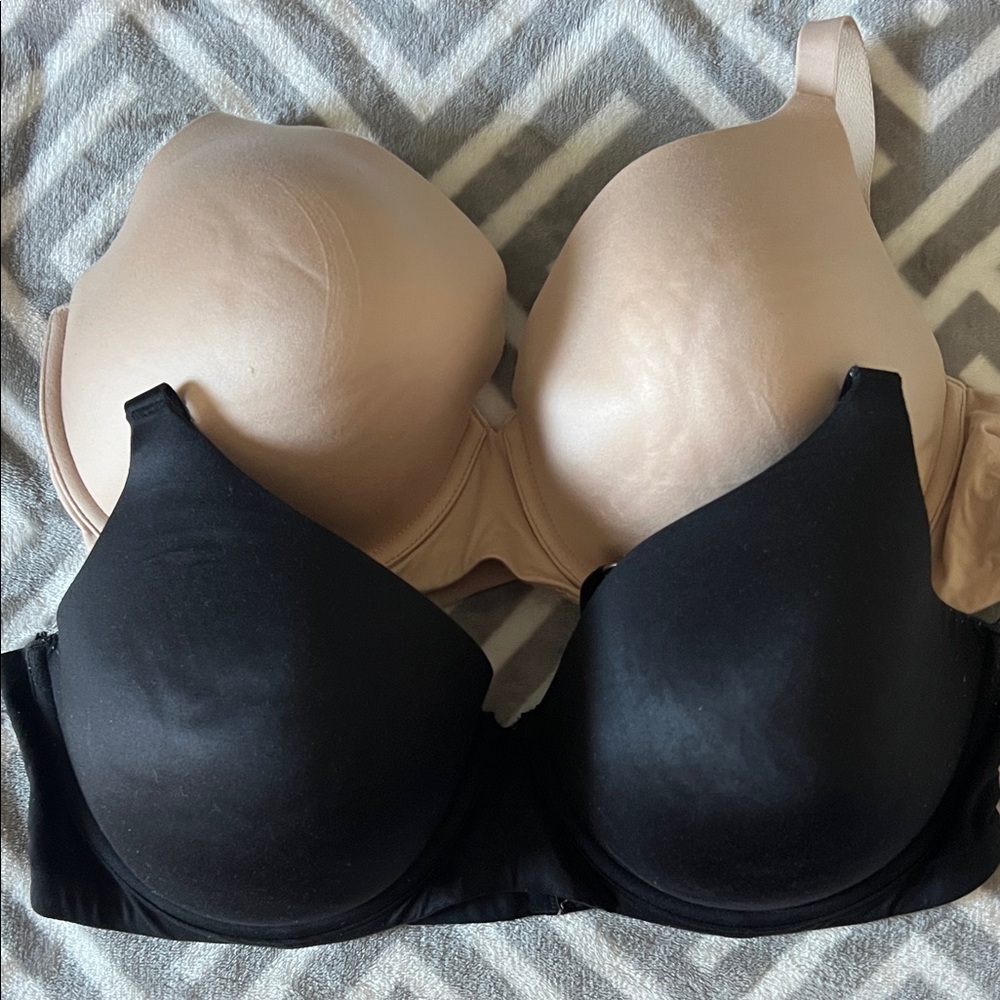 Aerie Black and Tan Bras 40DD